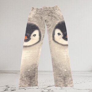 GapKids Penguin Leggings Gray S (6-7) Great Condition Girls GAP